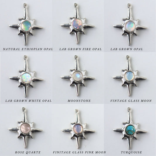 Silver Polaris Choker - Dainty North Star Necklace