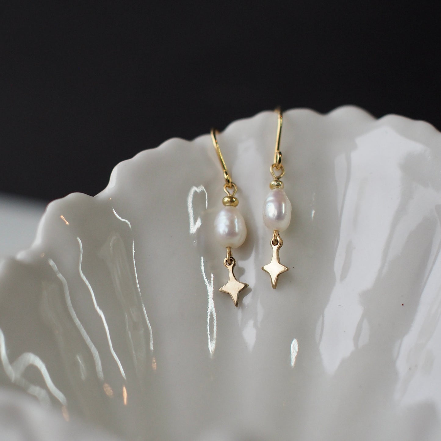 Cosmic Pearl Earrings