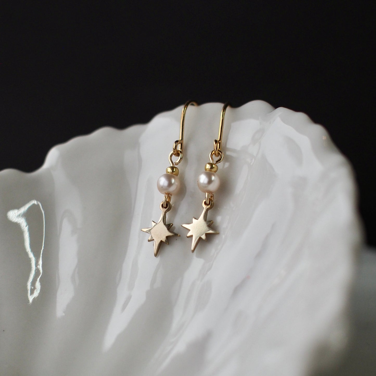 Cosmic Pearl Earrings II
