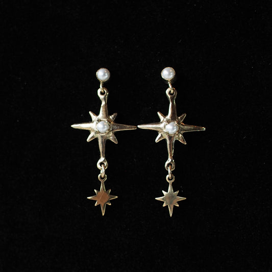 Pearl Constellation Earrings