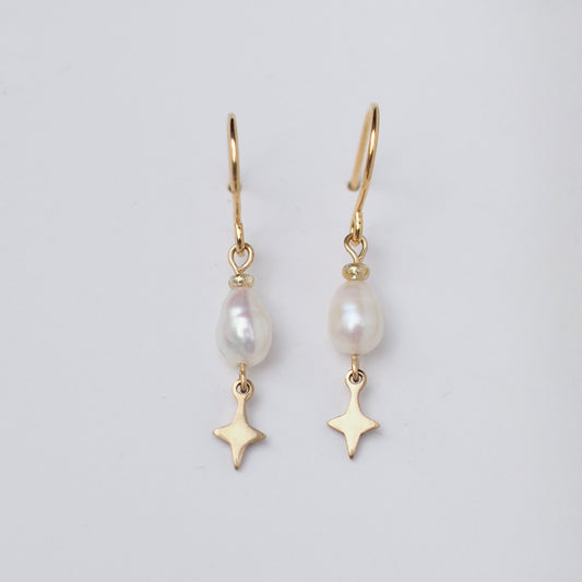 Cosmic Pearl Earrings