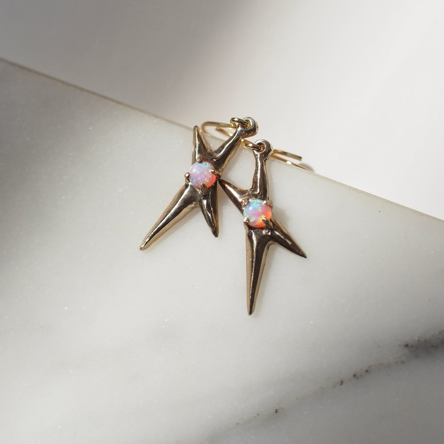 Spark Earrings - Fantasy Opal - One of a Kind