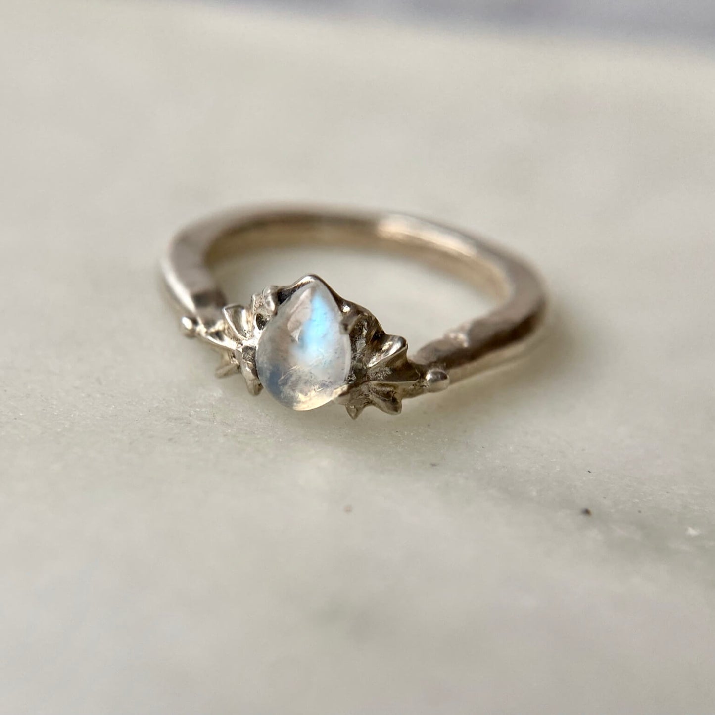 Moonstone Milky Way Ring