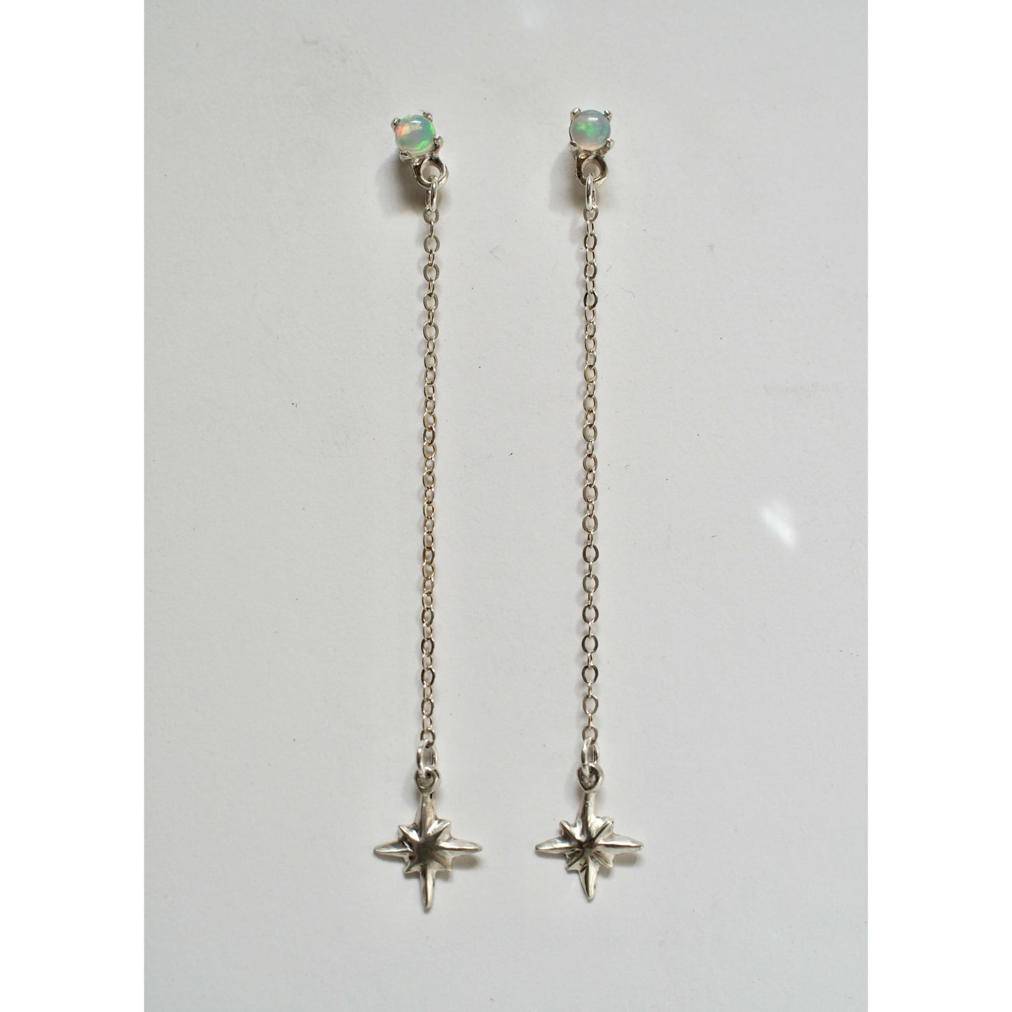Dainty Star Pendulum Earrings
