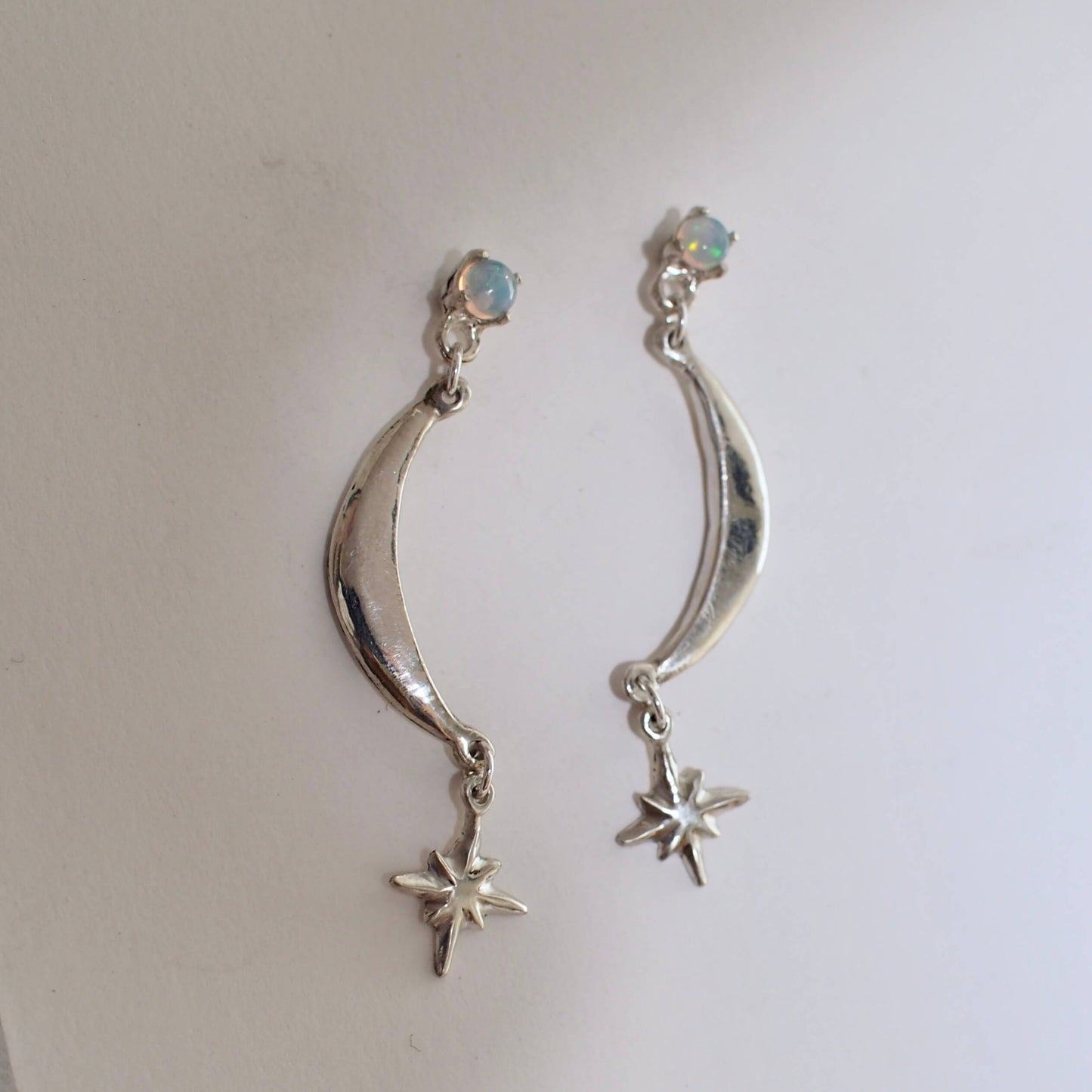 Big Moon Drop Earrings