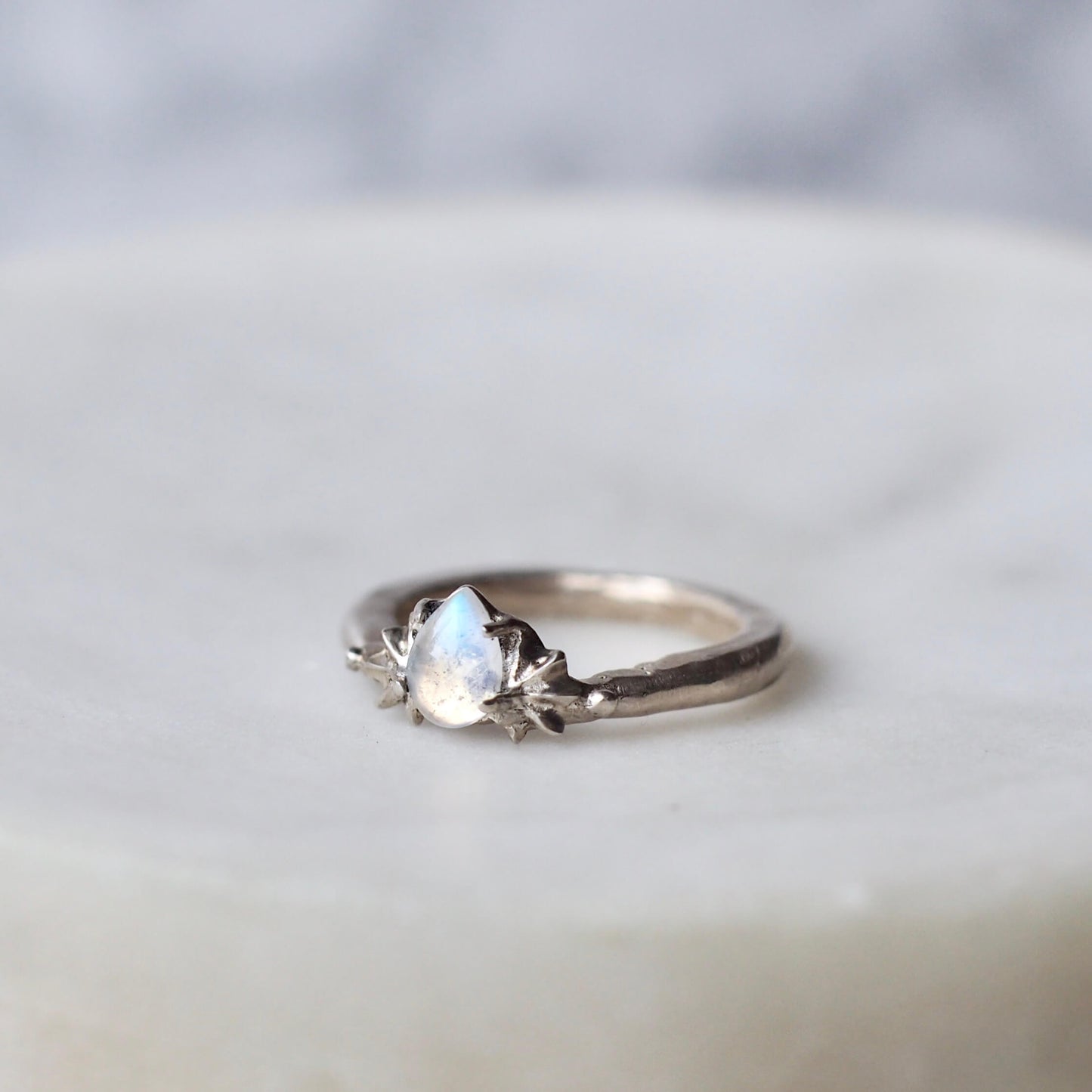 Moonstone Milky Way Ring