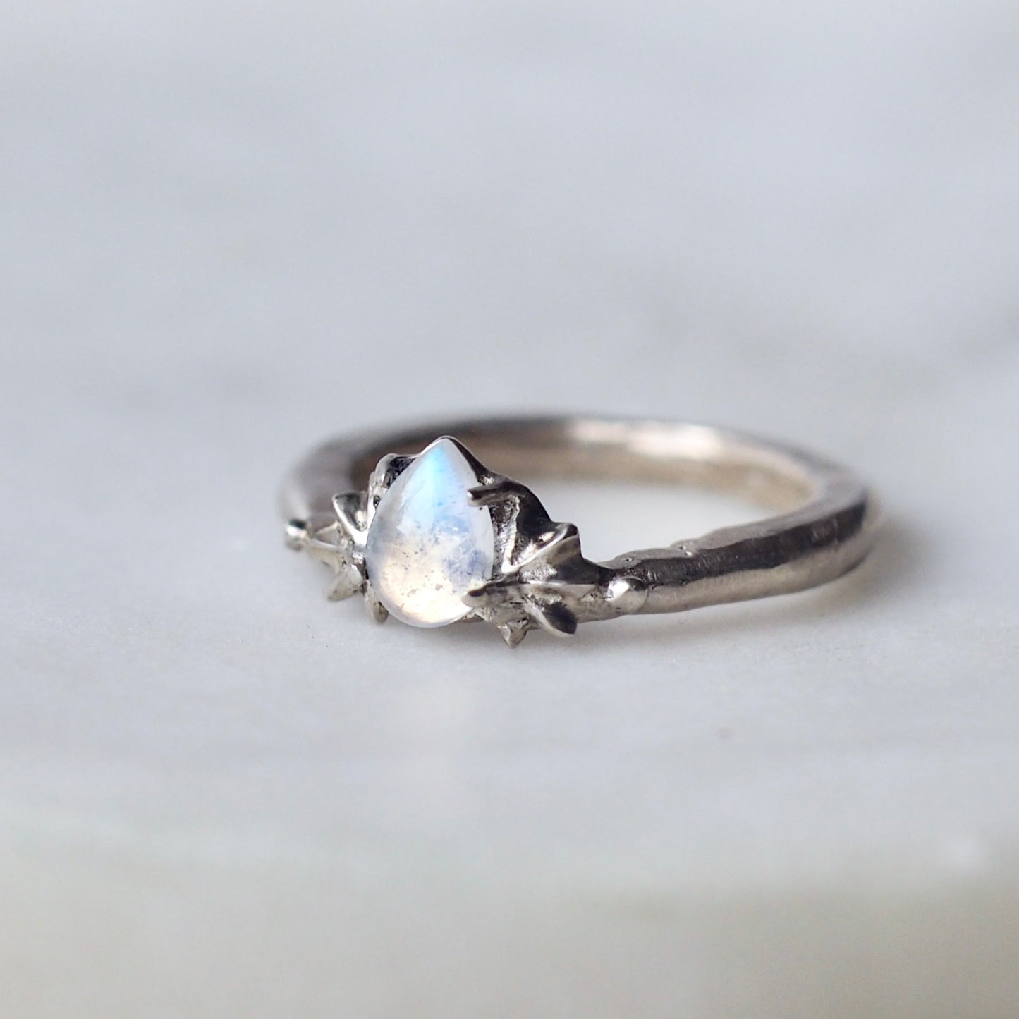 Moonstone Milky Way Ring