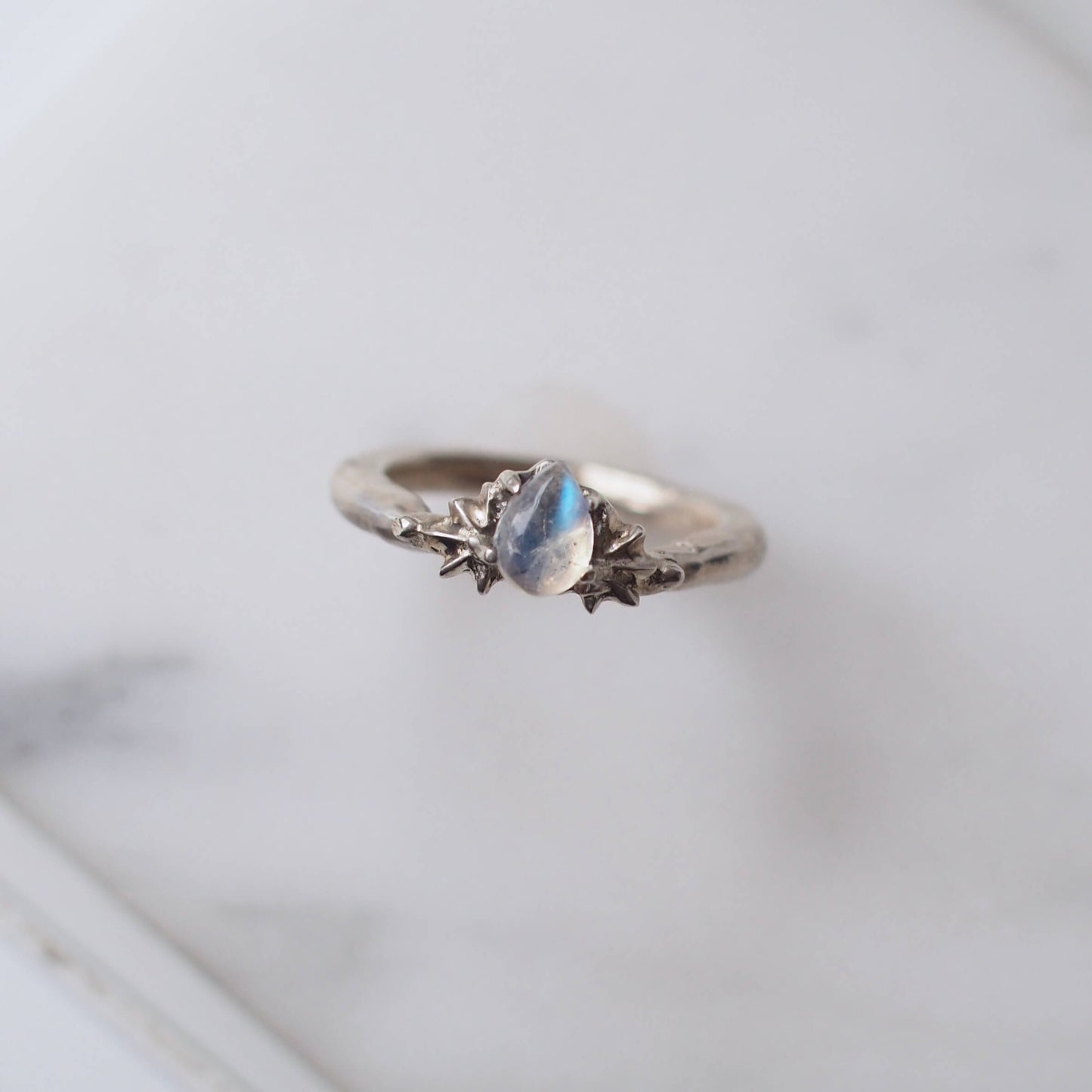 Moonstone Milky Way Ring