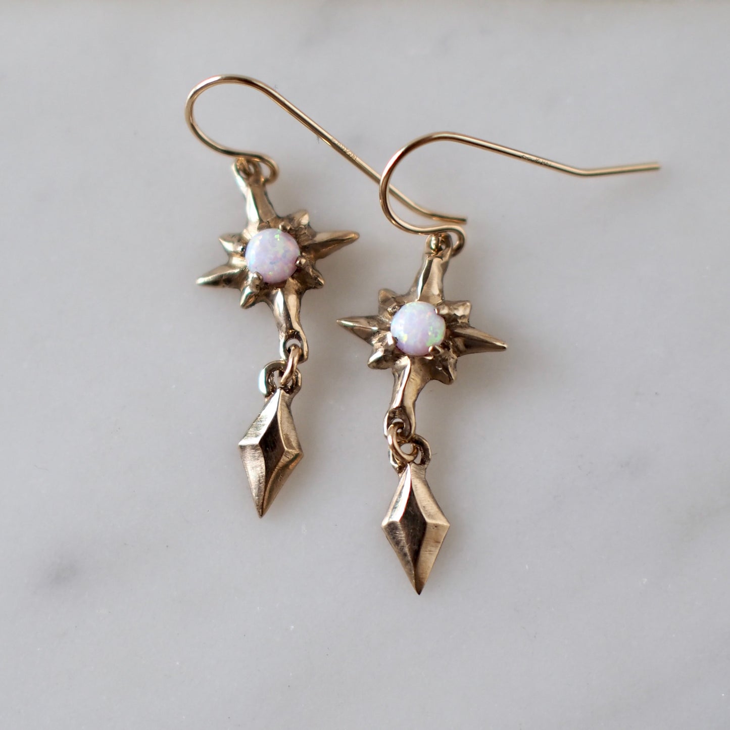 Fantasy Opal Dart Earrings - One of a Kinds!