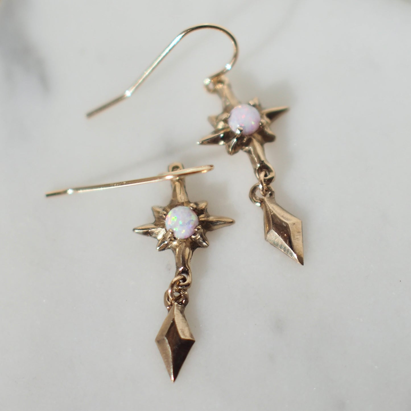 Fantasy Opal Dart Earrings - One of a Kinds!