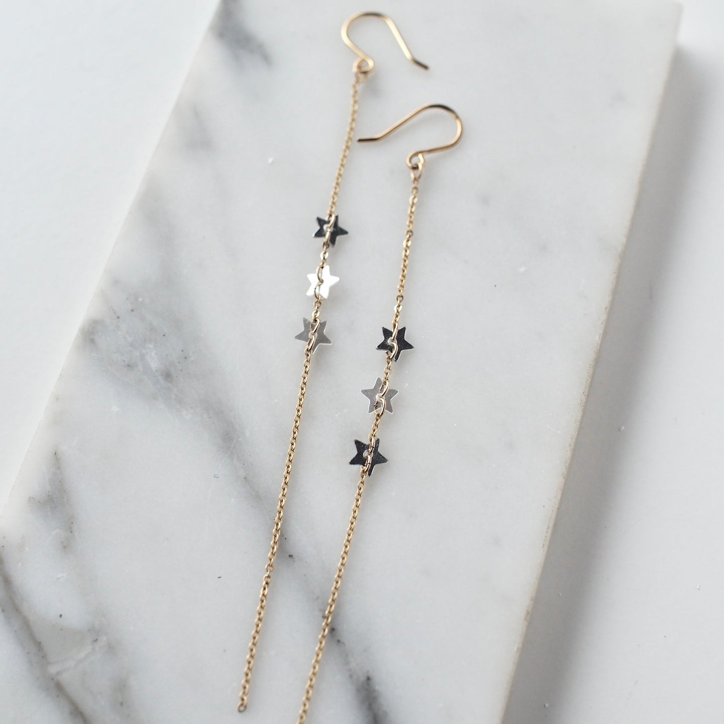 Ethereal Star Chain Earrings