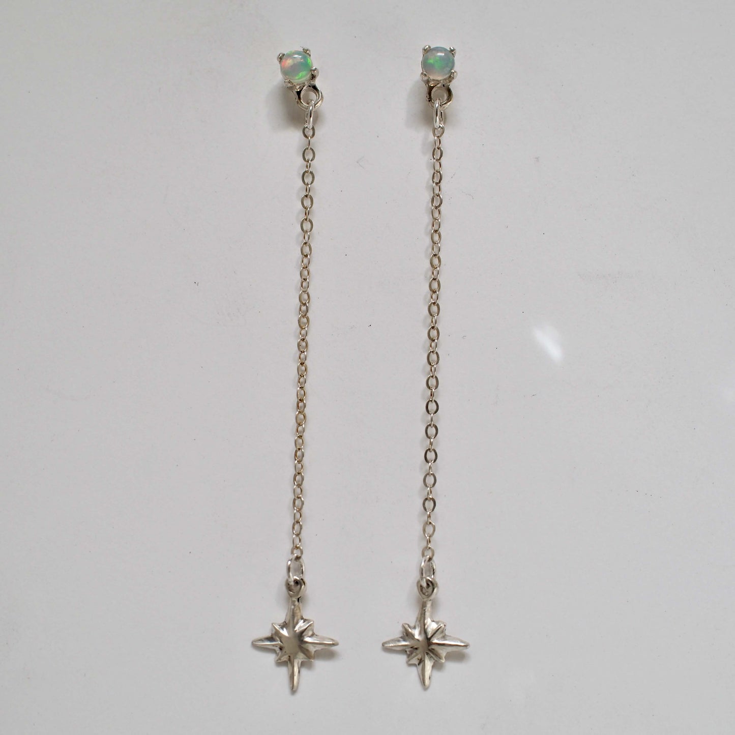 Dainty Star Pendulum Earrings