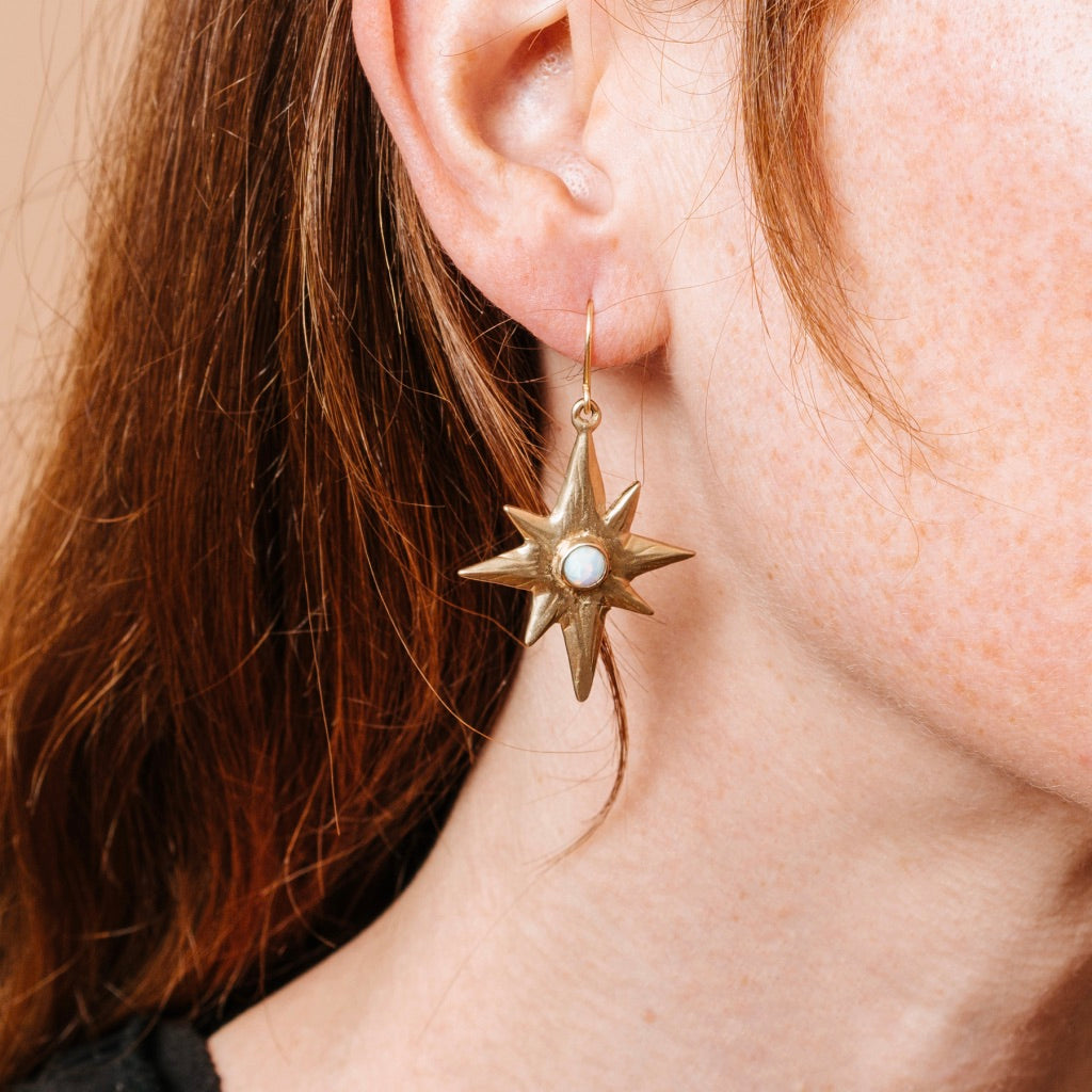 Single Star Polaris Earrings